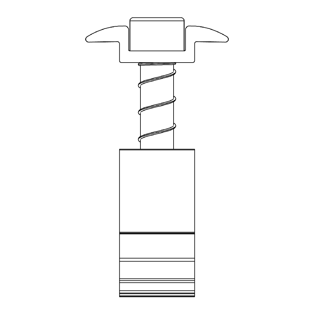 K2 - intermediaire  DomeClamp MC Noir 30 - 50 mm