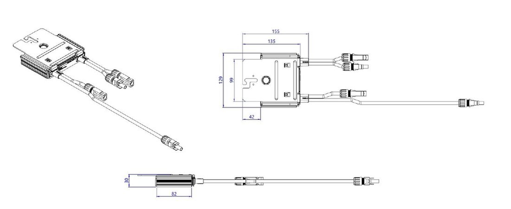 Optimiseur de puissance SolarEdge S500B - MC4