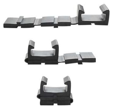 ESDEC ClickFit EVO - Entretoise protection tuile caoutchouc (à utiliser avec crochet (1x crochet 1x entretoise)