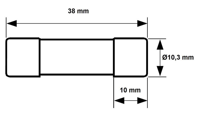 Fusible 10x38 20A 1000VDC gPV, 2 par String si plus de 2 String par MPP - Weidmuller 