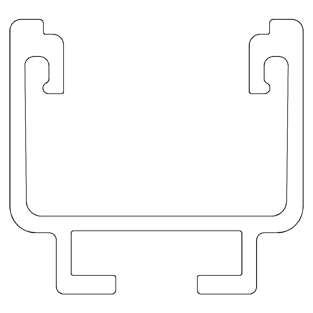 K2 - Rail de Montage SolidRail Light; 5.95 m