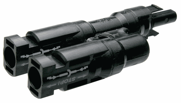 Abzweiganschlüsse (2Xbuchse, 1Xstecker), Typ Mc4