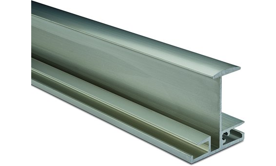 DESTOCKAGE - Creotecc - Profilé horizontal AluTec 5400mm, Hauteur 40 mm