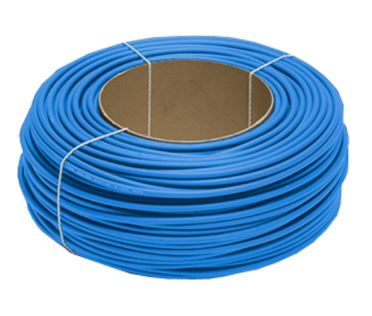 Enco - Câble solaire 6mm2, bobine de 100m, BLEU
