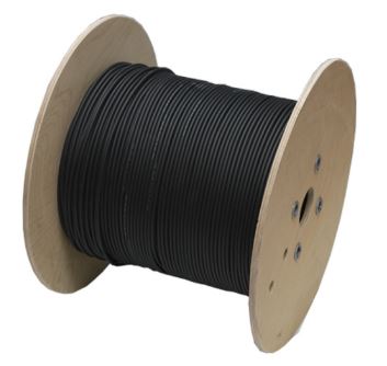 [04-2403C] Destockage - Enco -  6mm2 Solarkabel, 500m Rolle, SCHWARZ