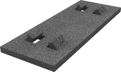 [02-04512A] Destockage - K2 Bautenschutzmatte Dome - D1000 - alu